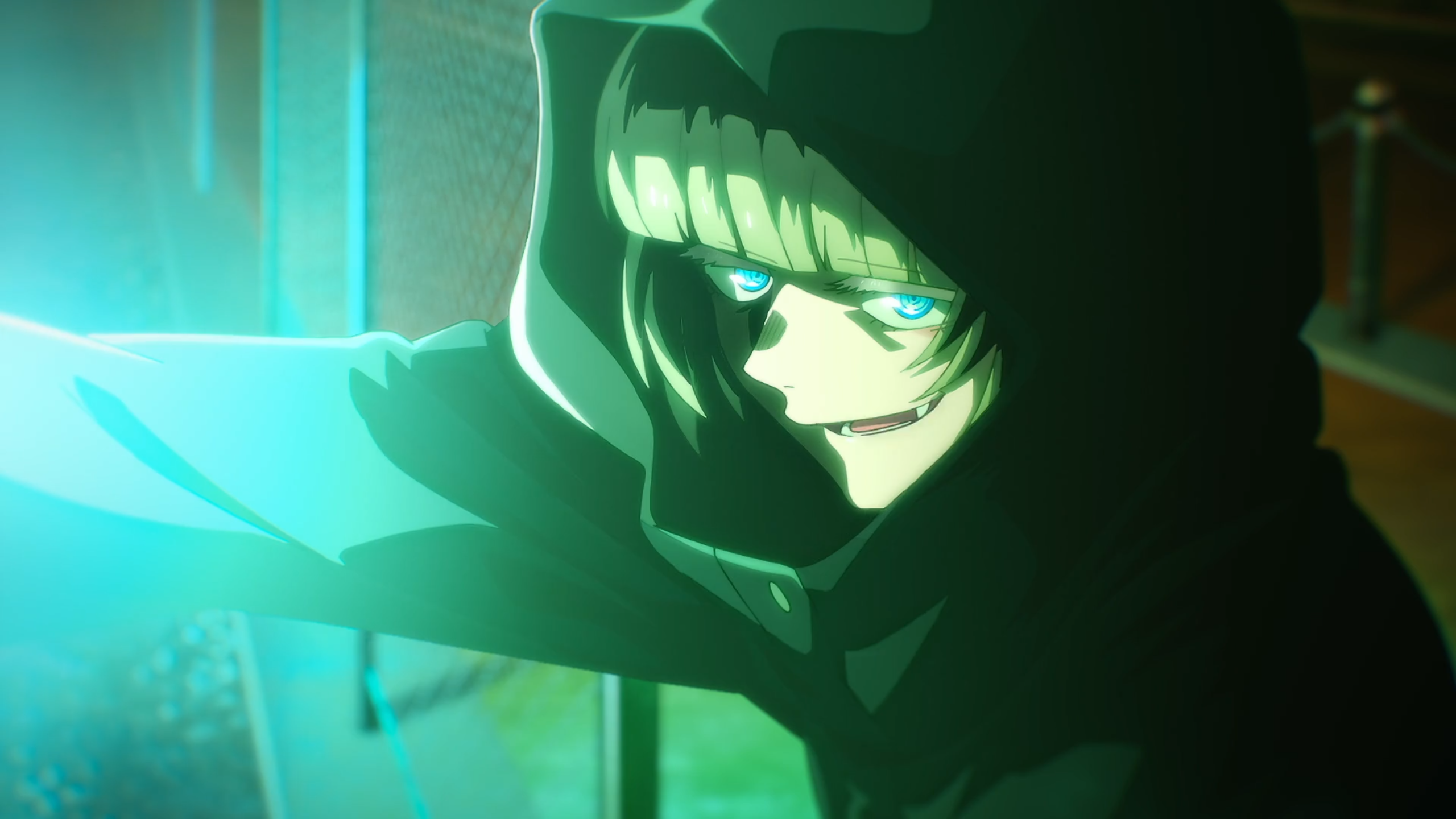 Creepy shot of Nazuna's face